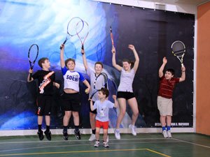Дети в большом теннисе!